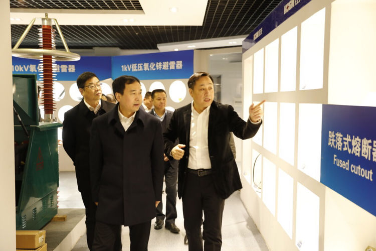 温州市委常委、组织部长马永良莅临银娱优越会电气集团调研指导